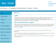 Tablet Screenshot of paulticher.com